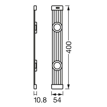 Osram - LED stmievateľné svietidlo pod linku s pohybovým senzorom LINEAR MAGNET LED/7W/230V 4000K 40 cm biela