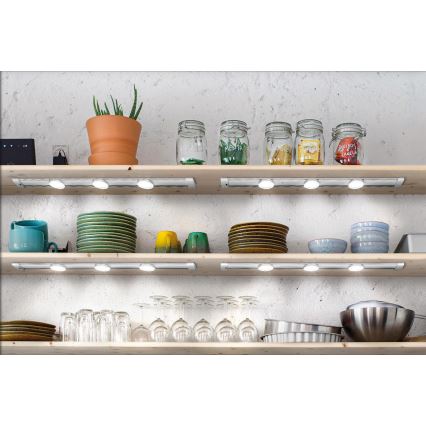 Osram - LED stmievateľné podskrinkové svietidlo s pohybovým senzorom LINEAR MAGNET LED/9,5W/230V 4000K 60 cm biela