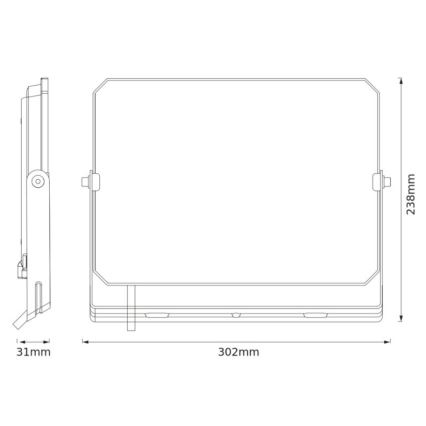 Osram - LED reflektor FLOODLIGHT LED/100 W/230 V 6500 K IP65