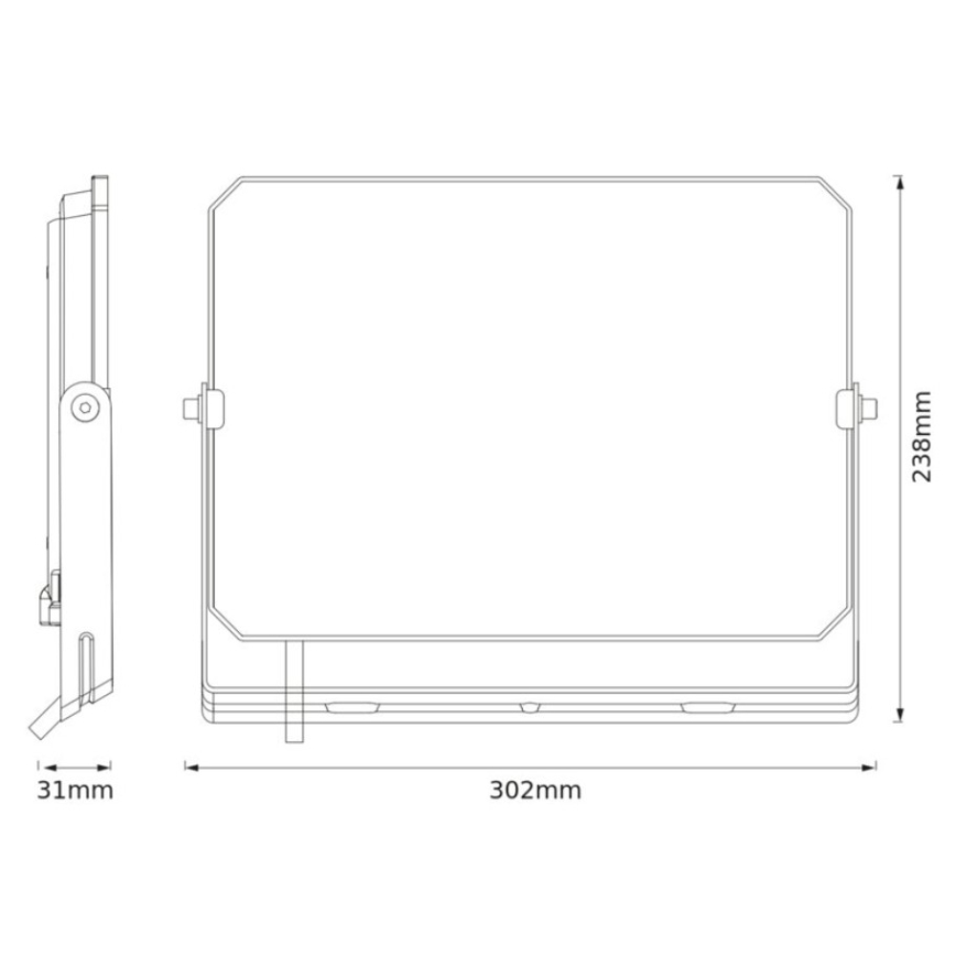 Osram - LED reflektor FLOODLIGHT LED/100 W/230 V 6500 K IP65