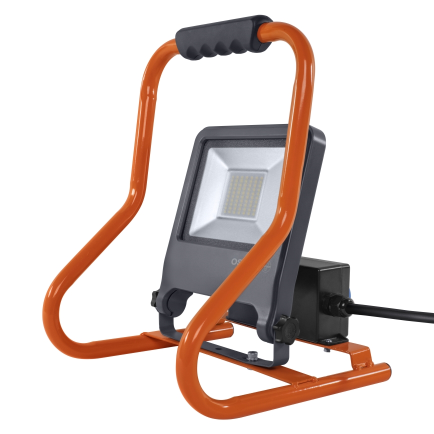 Osram - LED reflektor s držiakom a zásuvkami R-STAND LED/50W/230V 4000K IP44 oranžová/antracitová