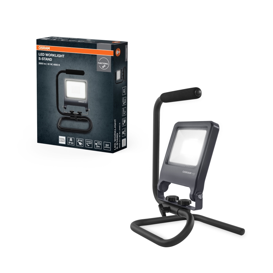 Osram - LED reflektor s držiakom S-STAND LED/30W/230V 4000K IP65 antracit