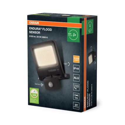 Osram - LED reflektor s pohybovým senzorom ENDURA LED/30W/230V 3000K IP44