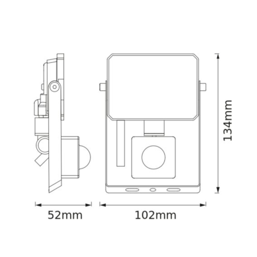Osram - LED reflektor so snímačom FLOODLIGHT LED/10W/230V 6500K IP65