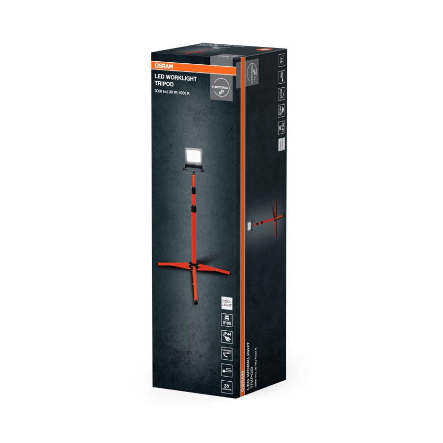 Osram - LED reflektor so statívom TRIPOD LED/30W/230V 4000K IP65 oranžový