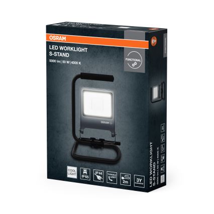 Osram - LED Reflektor so stojanom S-STAND LED/50W/230V 4000K IP65 antracit