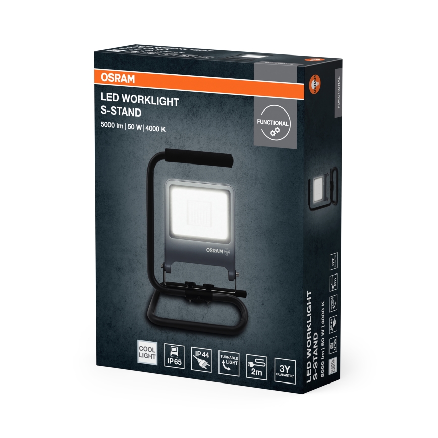 Osram - LED Reflektor so stojanom S-STAND LED/50W/230V 4000K IP65 antracit
