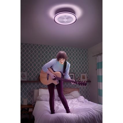 Osram - stmievateľné LED stropné svietidlo s ventilátorom MURLAN LED/26W/230V 3000-6500K + diaľkové ovládanie