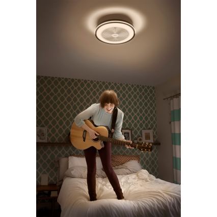 Osram - stmievateľné LED stropné svietidlo s ventilátorom MURLAN LED/26W/230V 3000-6500K + diaľkové ovládanie