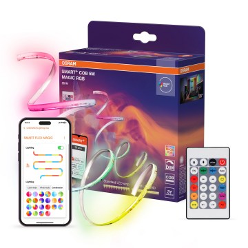 Osram - LED RGB stmievateľný pás SMART+ MAGIC 5m LED/35W/230V Wi-Fi + diaľkové ovládanie