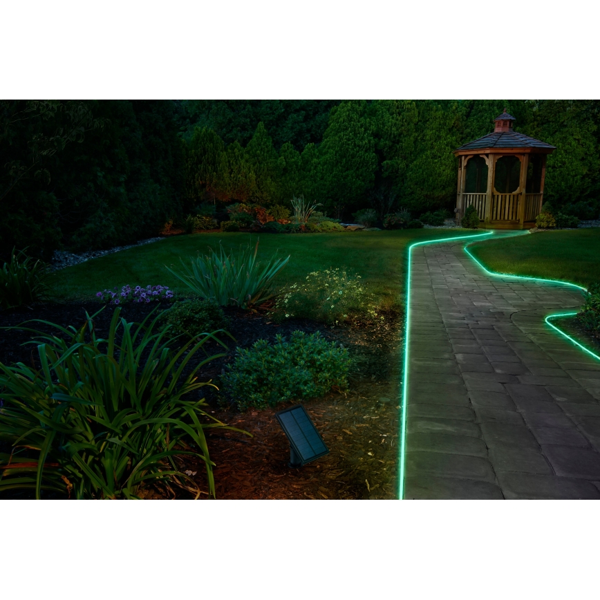 Osram - LED RGBW Stmievateľný solárny pásik FLEX MAGIC 3m LED/1,2W/3,7V 2000 mAh IP44 + diaľkové ovládanie