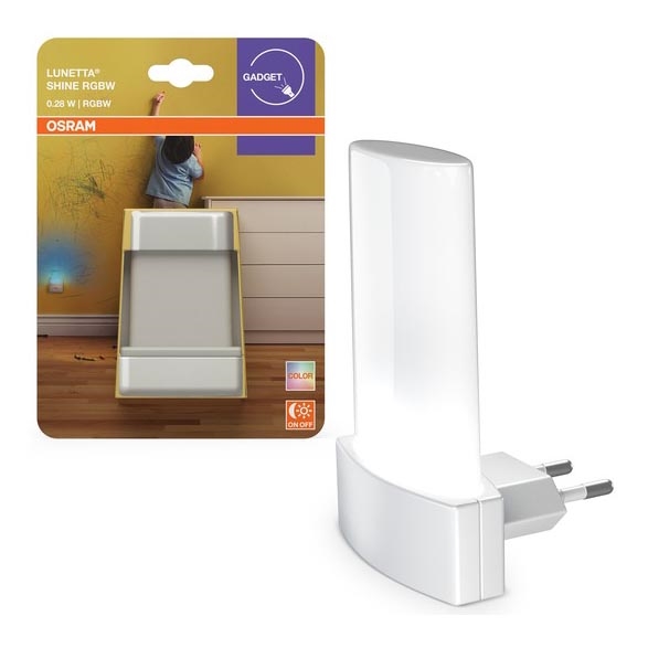Osram - LED RGBW nočné svetlo so senzorom LUNETTA LED/0,28W/230V