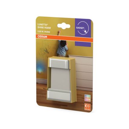 Osram - LED RGBW nočné svetlo so senzorom LUNETTA LED/0,28W/230V