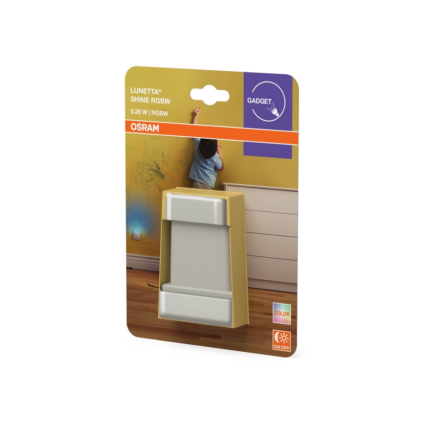 Osram - LED RGBW nočné svetlo so senzorom LUNETTA LED/0,28W/230V