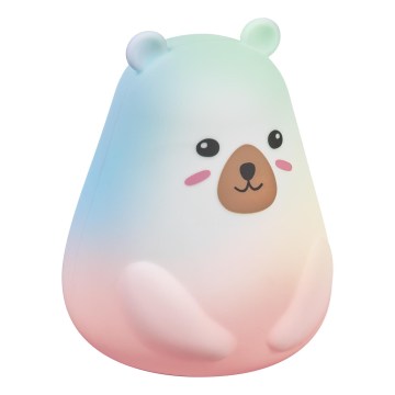 Osram - LED RGBW Stmievateľná detská dotyková lampička NIGHTLUX BEAR LED/0,7W/3,7V 1200 mAh biela