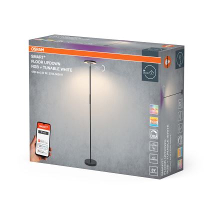 Osram - LED RGBW stmievateľná stojacia lampa SMART+ FLOOR LED/24W/230V 2700-5000K Wi-Fi