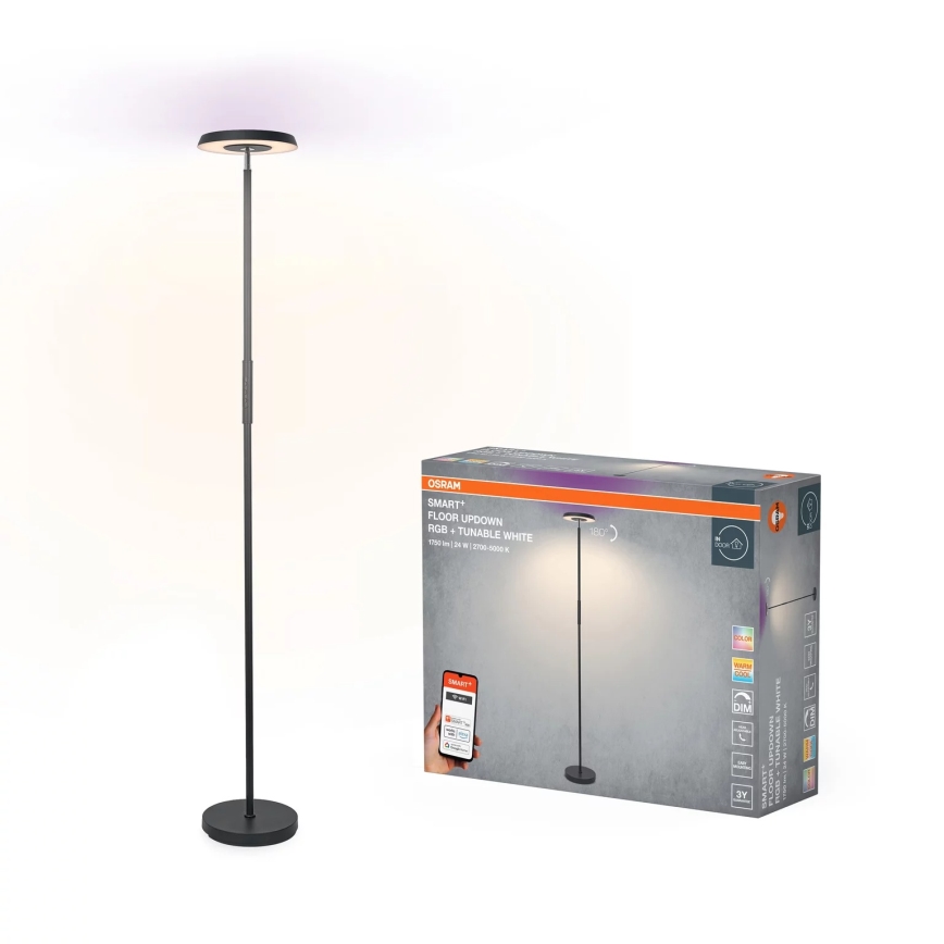 Osram - LED RGBW stmievateľná stojacia lampa SMART+ FLOOR LED/24W/230V 2700-5000K Wi-Fi