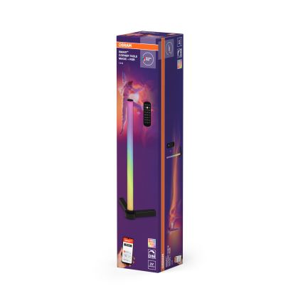 Osram - LED RGBW stmievateľná stolová lampa SMART+ MAGIC LED/7,5W/230V 2700-6500K čierna Wi-Fi + diaľkové ovládanie