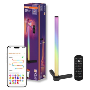 Osram - LED RGBW stmievateľná stolová lampa SMART+ MAGIC LED/7,5W/230V 2700-6500K čierna Wi-Fi + diaľkové ovládanie