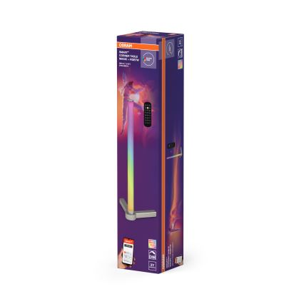 Osram - LED RGBW stmievateľná stolová lampa SMART+ MAGIC LED/7,5W/230V 2700-6500K strieborná Wi-Fi + diaľkové ovládanie