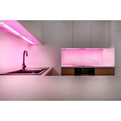 Osram - LED RGBW stmievateľné podlinkové svietidlo LINEAR EDGE LED/8W/230V 50 cm biele + diaľkové ovládanie