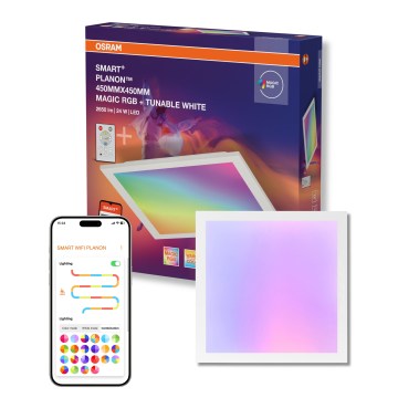 Osram - LED RGBW Stmievateľné stropné svietidlo SMART+ MAGIC LED/24W/230V 2700-6500K 45x45 cm Wi-Fi + diaľkové ovládanie