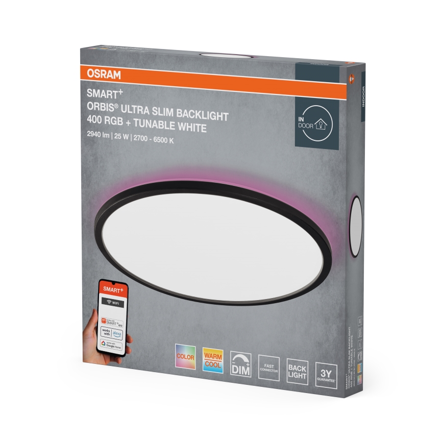 Osram - LED RGBW stmievateľné stropné svietidlo SMART+ ORBIS LED/25W/230V pr. 40 cm 2700-6500K Wi-Fi