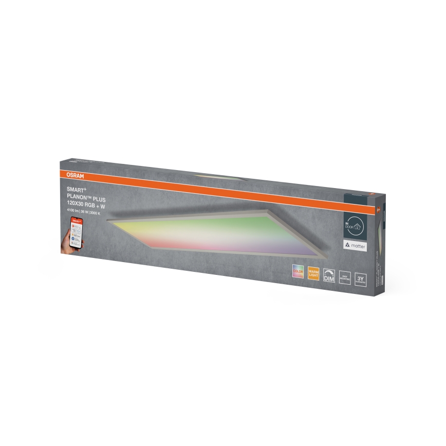 Osram - LED RGBW Stmievateľné stropné svietidlo SMART+ PLANON LED/36W/230V 120x30 cm Wi-Fi