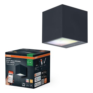 Osram - LED RGBW Stmievateľné vonkajšie nástenné svietidlo SMART+ BRICK LED/14W/230V IP44 Wi-Fi