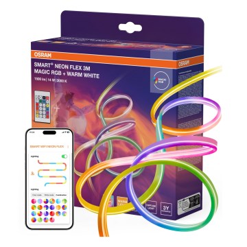 Osram - LED RGBW Stmievateľný vonkajší pás SMART+ MAGIC 3m LED/14W/230V IP44 Wi-Fi + diaľkové ovládanie