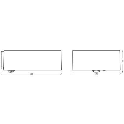 Osram - LED stmievateľné solárne nástenné svietidlo so senzorom ENDURA STYLE LED/10,7W/4,2V 2000 mAh IP65 antracit
