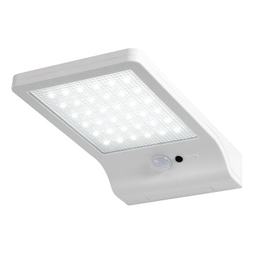 Osram - LED solárne nástenné svietidlo so senzorom DOORLED LED/3W/3,3V 2000 mAh IP44 biela