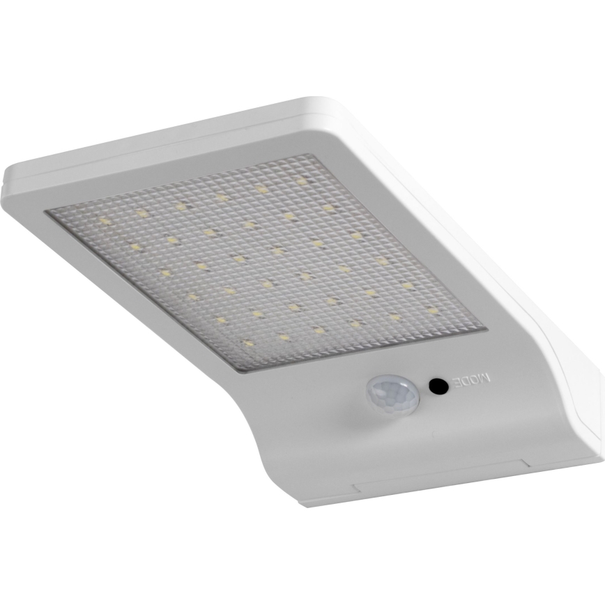 Osram - LED solárne nástenné svietidlo so snímačom DOORLED LED/3W/3,3V 2000 mAh IP44 biela