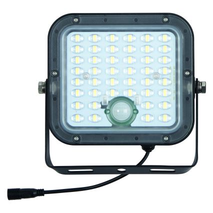 Osram - LED Stmievateľný solárny reflektor so senzorom ENDURA LED/10W/4,2V 4000K IP65 čierna + diaľkové ovládanie