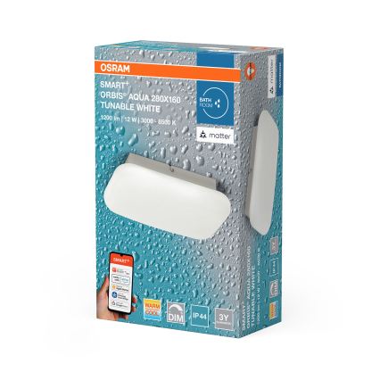 Osram - LED stmievateľné kúpeľňové stropné svietidlo SMART+ AQUA LED/12W/230V 3000-6500K IP44 Wi-Fi