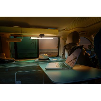 Osram - LED stmievateľné nabíjateľné dotykové nástenné svietidlo NIGHTLUX LED/1,8W/5V čierna