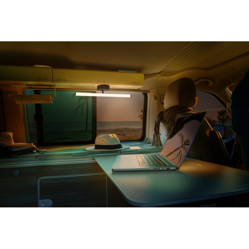 Osram - LED stmievateľné nabíjateľné dotykové nástenné svietidlo NIGHTLUX LED/1,8W/5V čierna