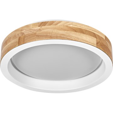 Osram - LED stlmiteľné stropné svietidlo MARIANO LED/16W/230V pr. 31 cm dub/biela