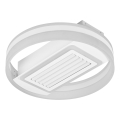 Osram - LED stlmiteľné stropné svietidlo s ventilátorom CEILING FAN LED/55W/230V 3000-6500K biele + diaľkové ovládanie