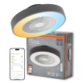 Osram - LED stlmiteľné stropné svietidlo s ventilátorom SMART+ LED/78W/230V 3000-6500K Wi-Fi + diaľkové ovládanie