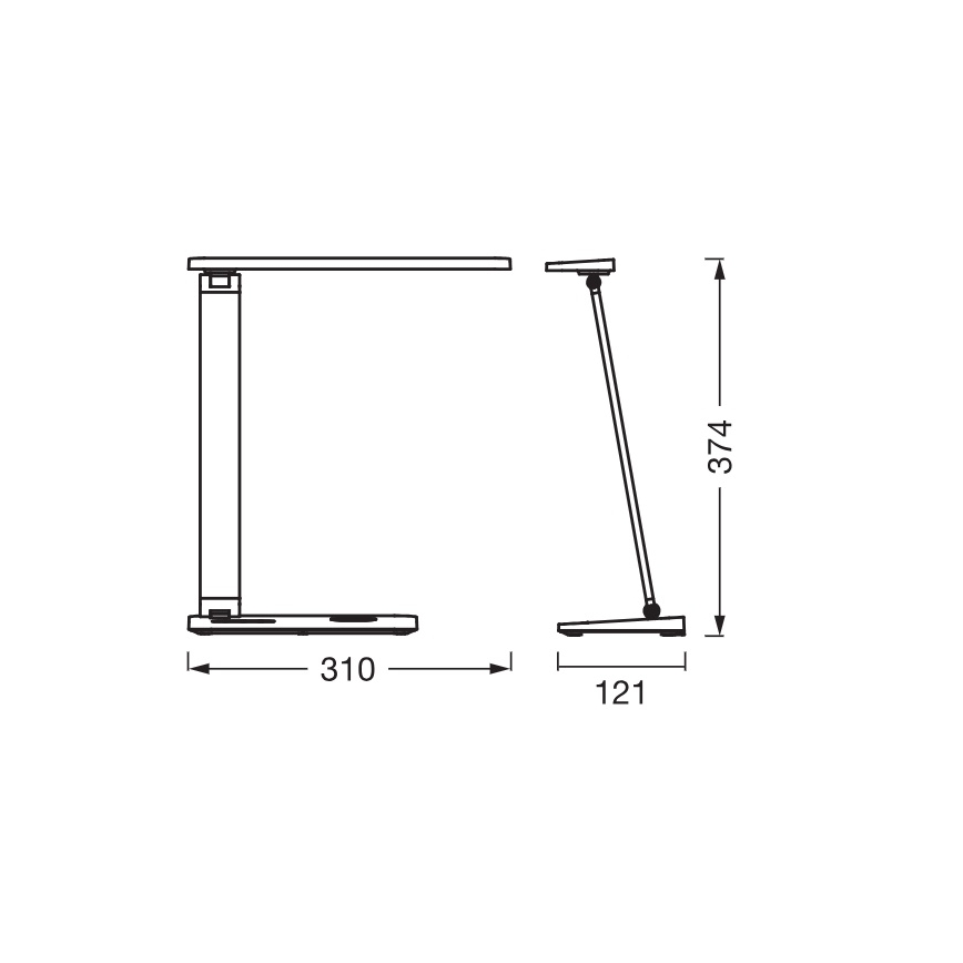 Osram - LED stmievateľná stolná lampa OFFICE LINE LED/7W/230V 3000/4000/6500K biela