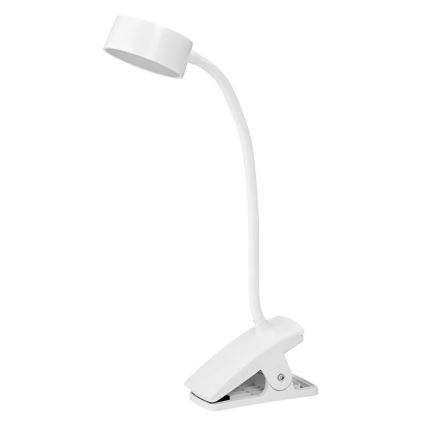 Osram - LED stlmiteľná stolná lampa so svorkou OFFICE LINE LED/4,8W/230V 3000/4000/6500K biela