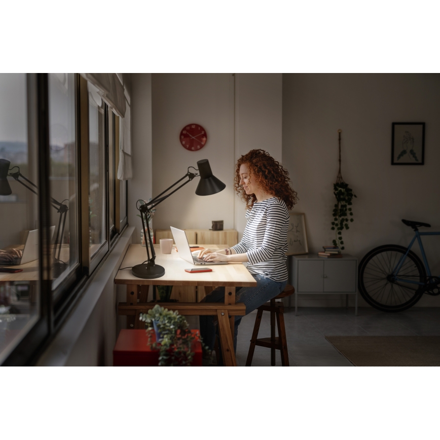 Osram - LED stmievateľná stolová lampa OFFICE LINE LED/9W/230V 3000K čierna