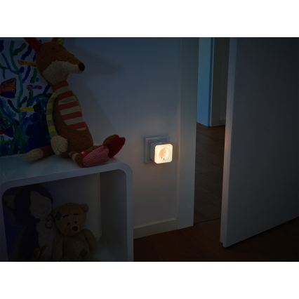 Osram - LED stmievateľná zásuvka s osvetlením SCHUKO SMART+ NIGHTLIGHT 3680W/230V Wi-Fi