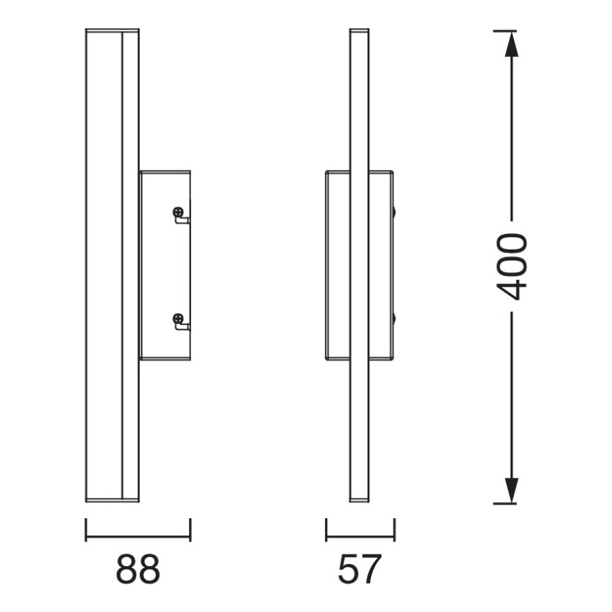 Osram - LED stlmiteľné dotykové kúpeľňové osvetlenie zrkadla ORBIS MIRROR LED/6,8W/230V 40 cm 3000/4000K IP44 béžová