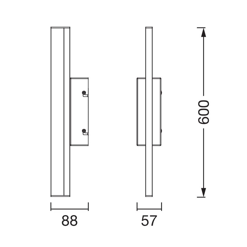 Osram - LED stmievateľné osvetlenie zrkadla ORBIS MIRROR LED/10W/230V 3000/4000K 60 cm IP44