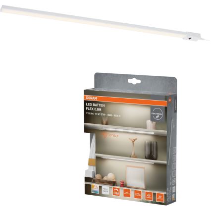 Osram - LED Stmievateľné podlinkové svietidlo s pohybovým senzorom BATTEN LED/11W/230V 2700/4000/6500K 81,7 cm biela