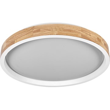 Osram - LED stmievateľné stropné svietidlo MARIANO LED/36W/230V pr. 51 cm dub/biela