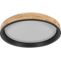 Osram - LED stmievateľné stropné svietidlo MARIANO LED/36W/230V pr. 51 cm dub/čierna