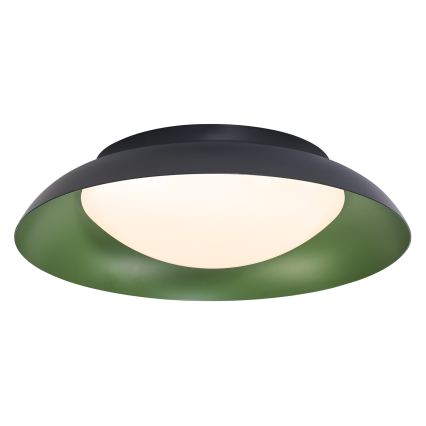 Osram - LED Stmievateľné stropné svietidlo ORBIS PLATE LED/19W/230V priemer 31 cm zelená/čierna